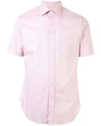 Camicia a maniche corte rosa di Kent & Curwen