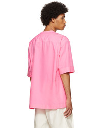 Camicia a maniche corte rosa di 3.1 Phillip Lim