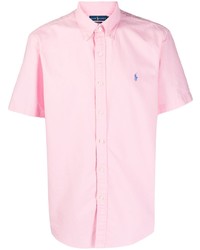 Camicia a maniche corte rosa di Polo Ralph Lauren