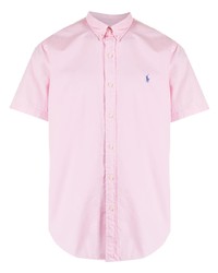 Camicia a maniche corte rosa di Polo Ralph Lauren