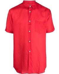 Camicia a maniche corte rossa di Comme Des Garcons SHIRT