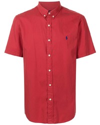 Camicia a maniche corte rossa di Polo Ralph Lauren