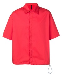 Camicia a maniche corte rossa di Unravel Project