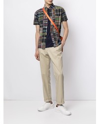 Camicia a maniche corte scozzese multicolore di Polo Ralph Lauren