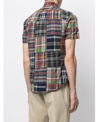 Camicia a maniche corte scozzese multicolore di Polo Ralph Lauren
