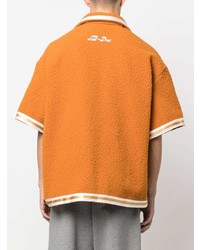 Camicia a maniche corte stampata arancione di Just Don