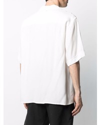 Camicia a maniche corte stampata bianca e nera di Oamc