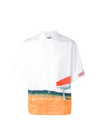 Camicia a maniche corte stampata bianca di Calvin Klein 205W39nyc