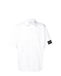 Camicia a maniche corte stampata bianca di Calvin Klein Jeans