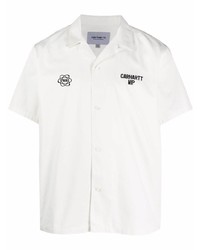 Camicia a maniche corte stampata bianca di Carhartt WIP