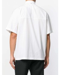 Camicia a maniche corte stampata bianca di Oamc