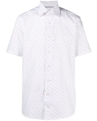 Camicia a maniche corte stampata bianca di Eton