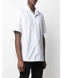 Camicia a maniche corte stampata bianca di Off-White