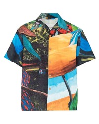 Camicia a maniche corte stampata multicolore di Andersson Bell