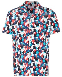 Camicia a maniche corte stampata multicolore di Orlebar Brown