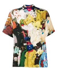Camicia a maniche corte stampata multicolore di Supreme