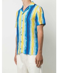 Camicia a maniche corte stampata multicolore di Orlebar Brown