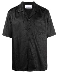Camicia a maniche corte stampata nera di Han Kjobenhavn