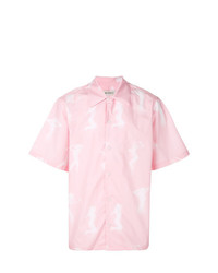 Camicia a maniche corte stampata rosa di Misbhv