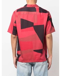 Camicia a maniche corte stampata rossa di Carhartt WIP