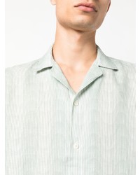Camicia a maniche corte stampata verde menta di Frescobol Carioca