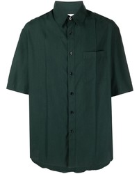 Camicia a maniche corte verde scuro di Lemaire
