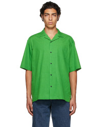 Camicia a maniche corte verde di EGONlab