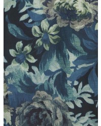 Camicia a maniche lunghe a fiori blu scuro di Etro