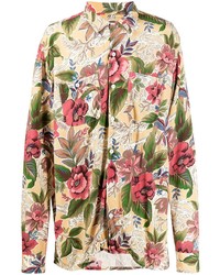 Camicia a maniche lunghe a fiori multicolore di Engineered Garments
