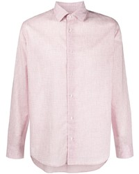 Camicia a maniche lunghe a quadretti rosa di Altea