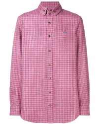Camicia a maniche lunghe a quadretti rosa di Vivienne Westwood