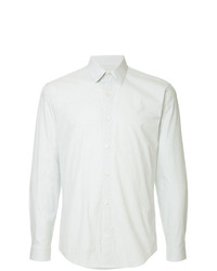 Camicia a maniche lunghe a righe verticali bianca di Cerruti 1881
