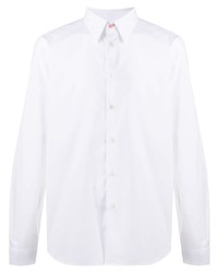 Camicia a maniche lunghe a righe verticali bianca di PS Paul Smith