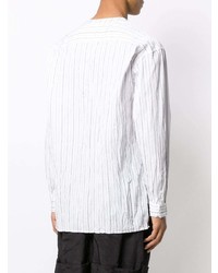 Camicia a maniche lunghe a righe verticali bianca di 3.1 Phillip Lim