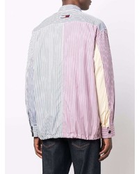 Camicia a maniche lunghe a righe verticali multicolore di Tommy Hilfiger