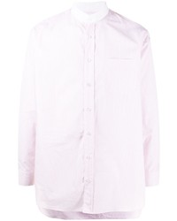 Camicia a maniche lunghe a righe verticali rosa di MACKINTOSH