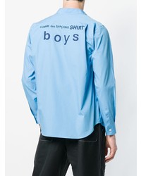 Camicia a maniche lunghe acqua di Comme Des Garçons Shirt Boys