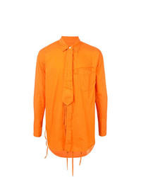 Camicia a maniche lunghe arancione di Bed J.W. Ford