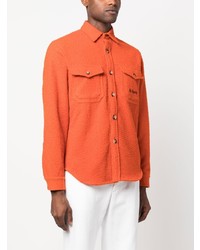 Camicia a maniche lunghe arancione di MC2 Saint Barth