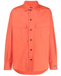 Camicia a maniche lunghe arancione di Dolce & Gabbana