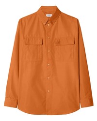 Camicia a maniche lunghe arancione di Off-White