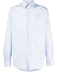 Camicia a maniche lunghe azzurra di Aspesi