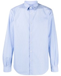 Camicia a maniche lunghe azzurra di Aspesi