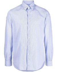 Camicia a maniche lunghe azzurra di Aspesi