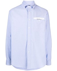 Camicia a maniche lunghe azzurra di Palm Angels