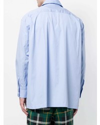 Camicia a maniche lunghe azzurra di Comme Des Garçons Shirt Boys