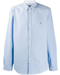 Camicia a maniche lunghe azzurra di Polo Ralph Lauren