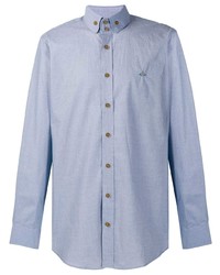 Camicia a maniche lunghe azzurra di Vivienne Westwood