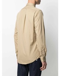 Camicia a maniche lunghe beige di Polo Ralph Lauren