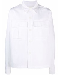 Camicia a maniche lunghe bianca di Ami Paris